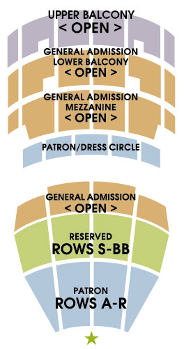 Portland S Center For The Arts Seating Chart