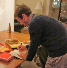 at LA signing